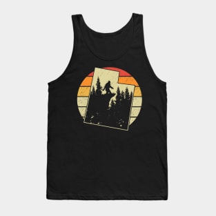 Utah bigfoot sunset Tank Top